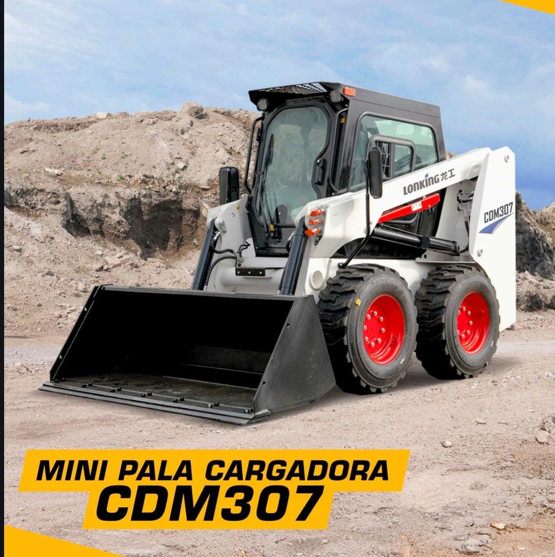 Mini cargadora para alquiler en Asuncion y Gran Asuncion
